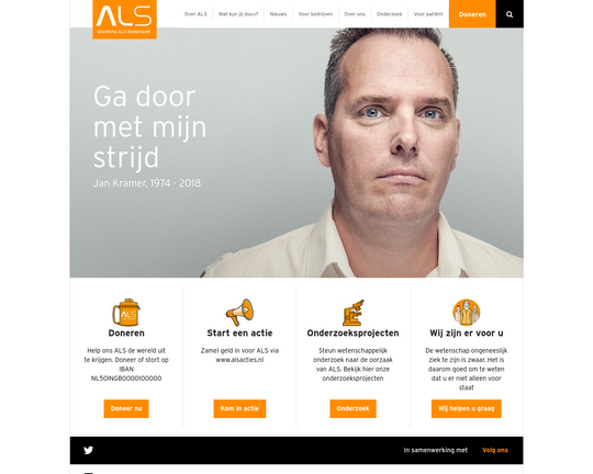 Stichting ALS Nederland Logo